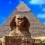 The pyramids and the sphinx