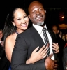 djimon hounsou and kimora lee simmons photo