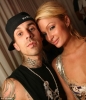 travis barker and paris hilton image