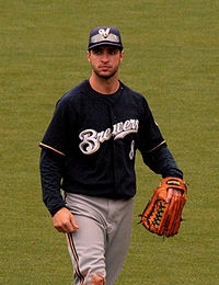 RYAN BRAUN (Ryan Joseph Braun) was born on Thursday, November 10, 1983 ...